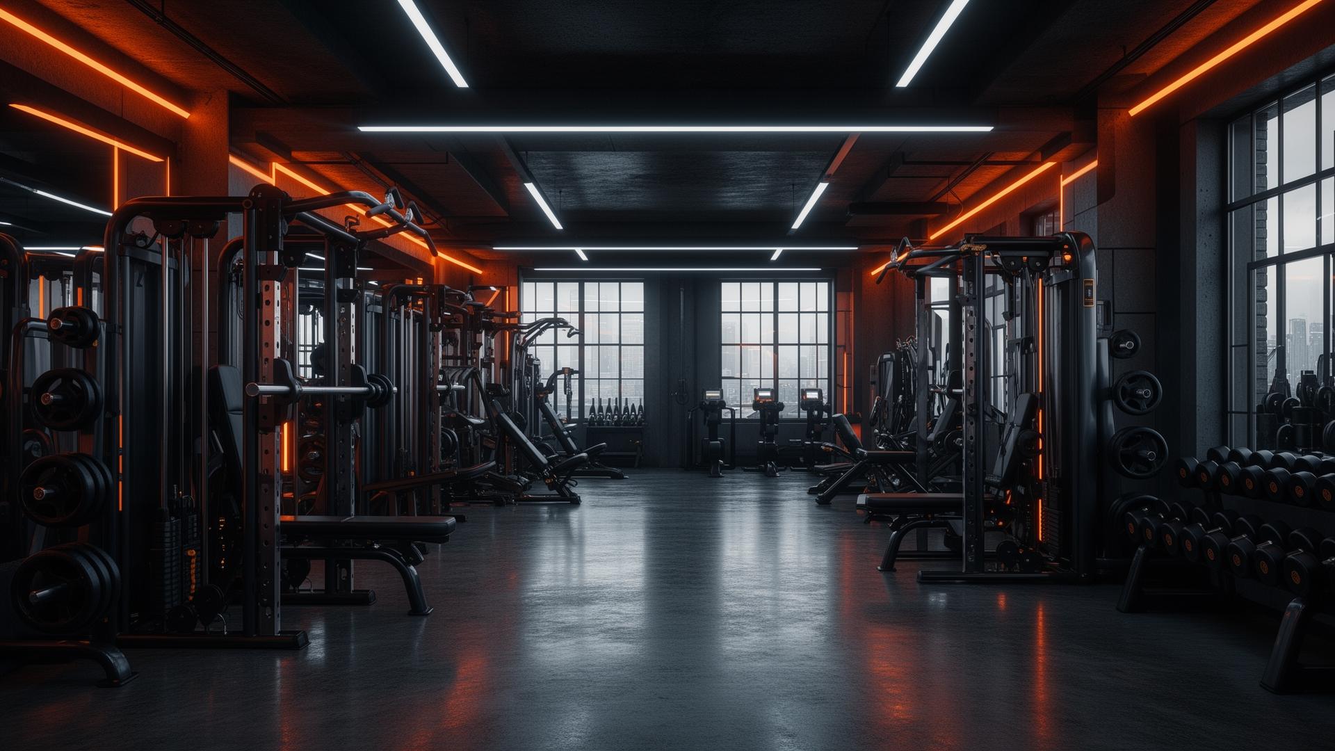 Gimnasio futurista